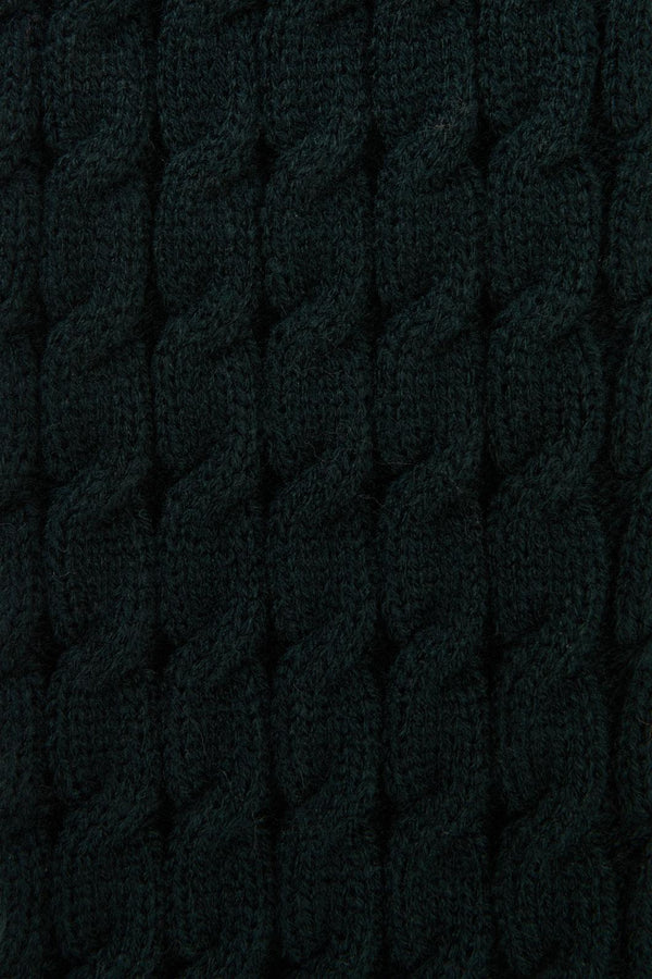 Princess Highway - Dark Teal Cable Leg Warmers - dark-teal