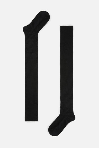 Princess Highway - Black Over The Knee Socks - black
