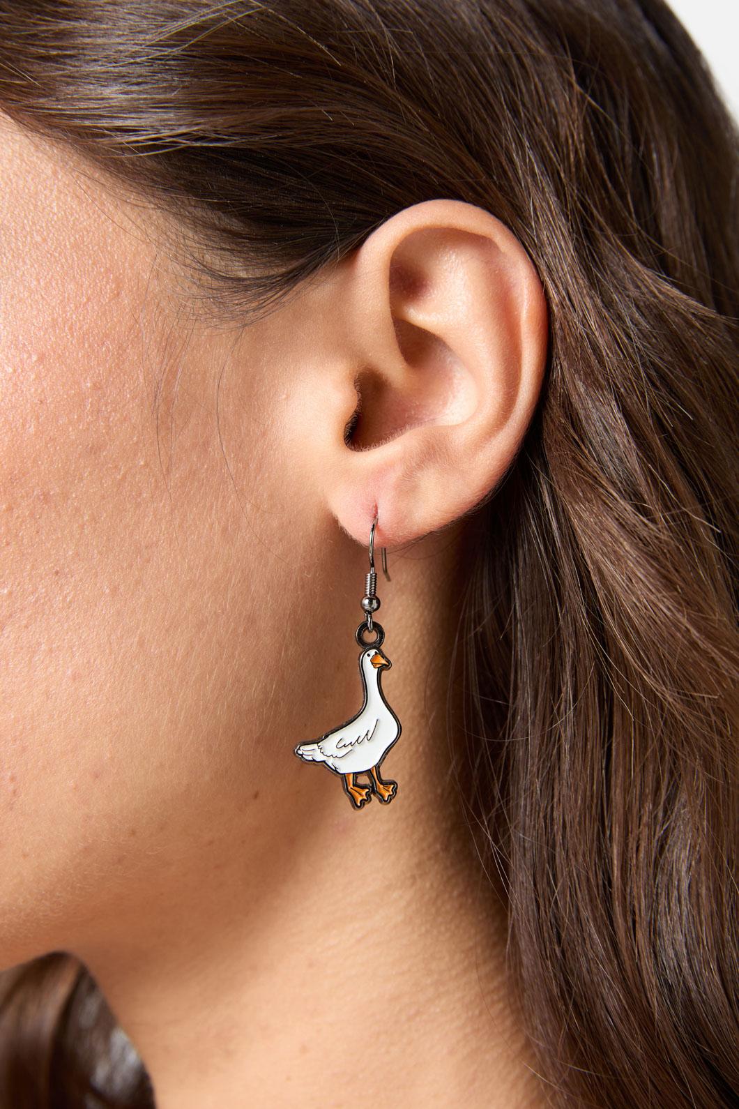 Princess Highway - Lucy Goosey Earrings - white