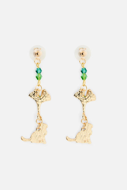 Princess Highway - Nature Cat Earrings - gold