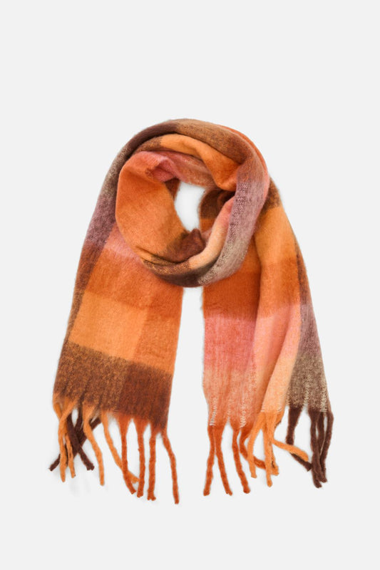 Princess Highway - Orange Chocolate Snug Scarf - orange-chocolate