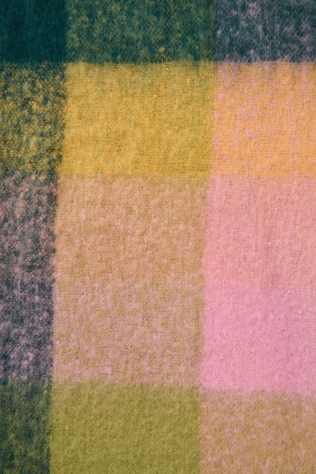 Princess Highway - Green Pink Snug Scarf - green-pink
