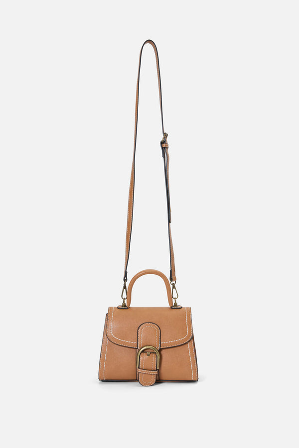 Princess Highway - Tan Buckle Handbag - tan