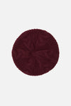 Princess Highway - Plum Cable Knit Beret - plum