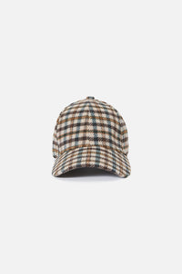 Princess Highway - Check Cap - chocolate