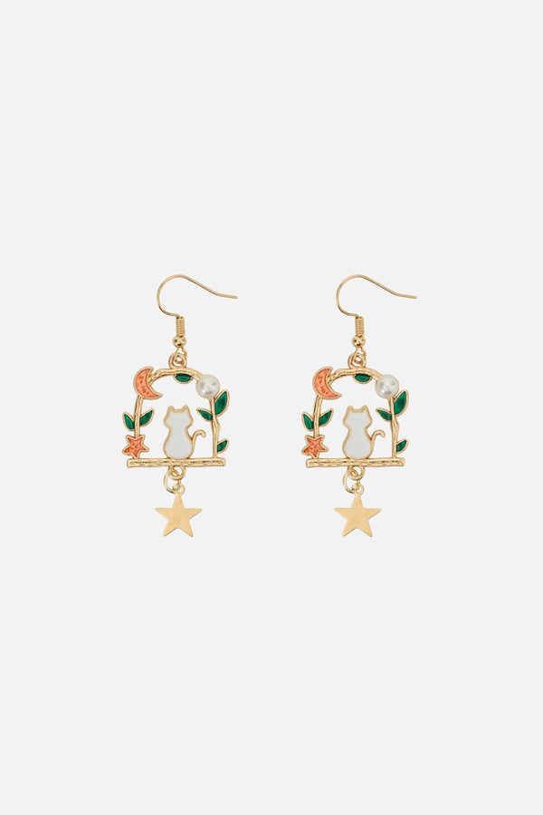 Princess Highway - Cute Cat Earrings - multi