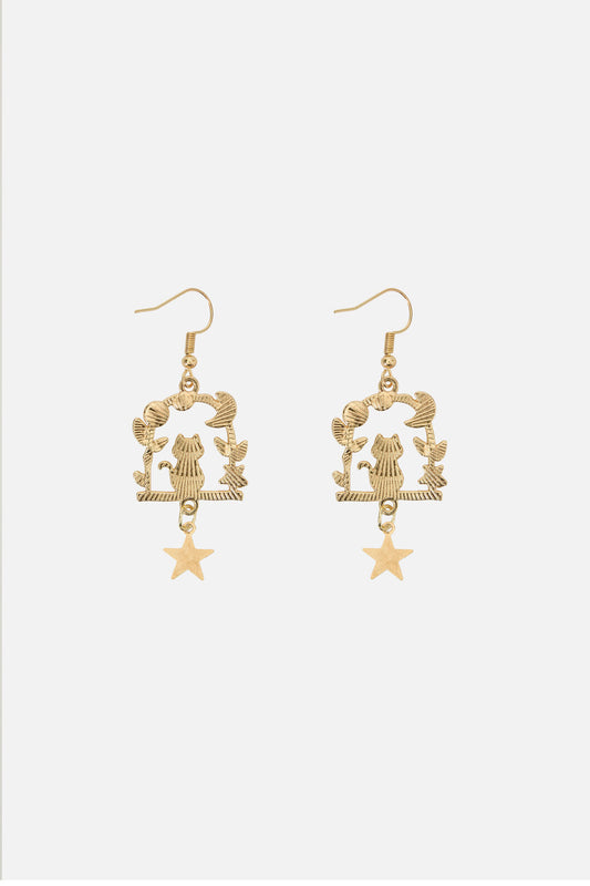Princess Highway - Cute Cat Earrings - multi