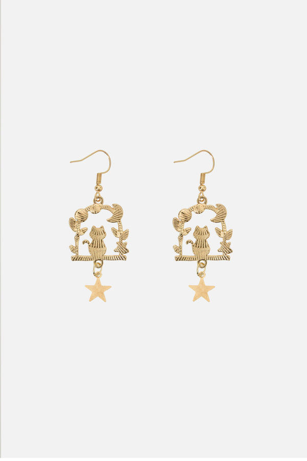 Princess Highway - Cute Cat Earrings - multi