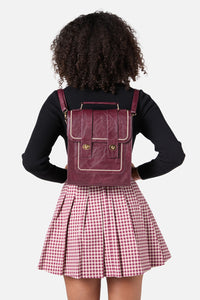 Princess Highway - Burgundy Two Way Satchel - burgundy