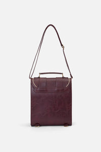 Princess Highway - Burgundy Two Way Satchel - burgundy