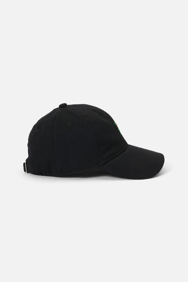 Princess Highway - Black Rose Embroidered Cap - black