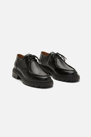 Princess Highway - Black Lace Up Brogue - black