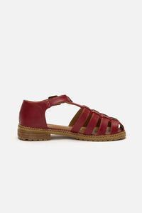 Princess Highway - Dark Red Classic Sandal - dark-red