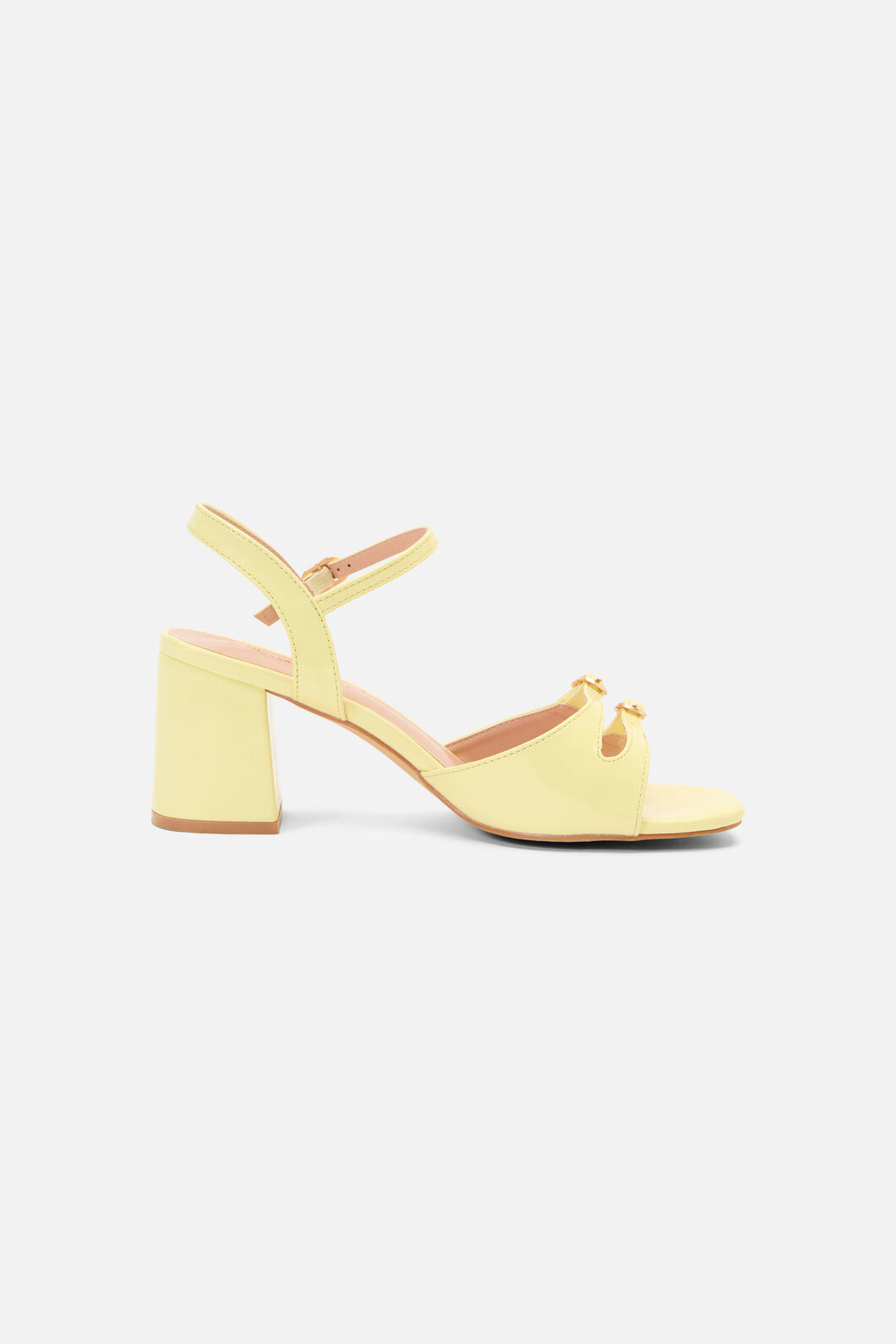 Princess Highway - Lemon Buckle Heel - lemon