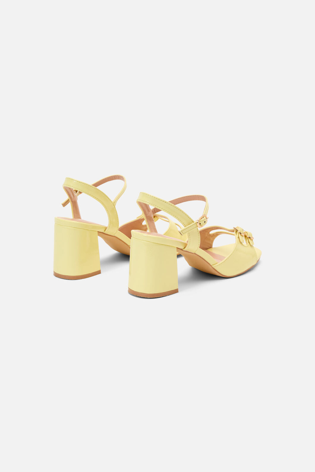Princess Highway - Lemon Buckle Heel - lemon