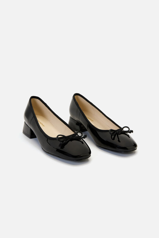 Princess Highway - Black Bow Slip On Shoe - black
