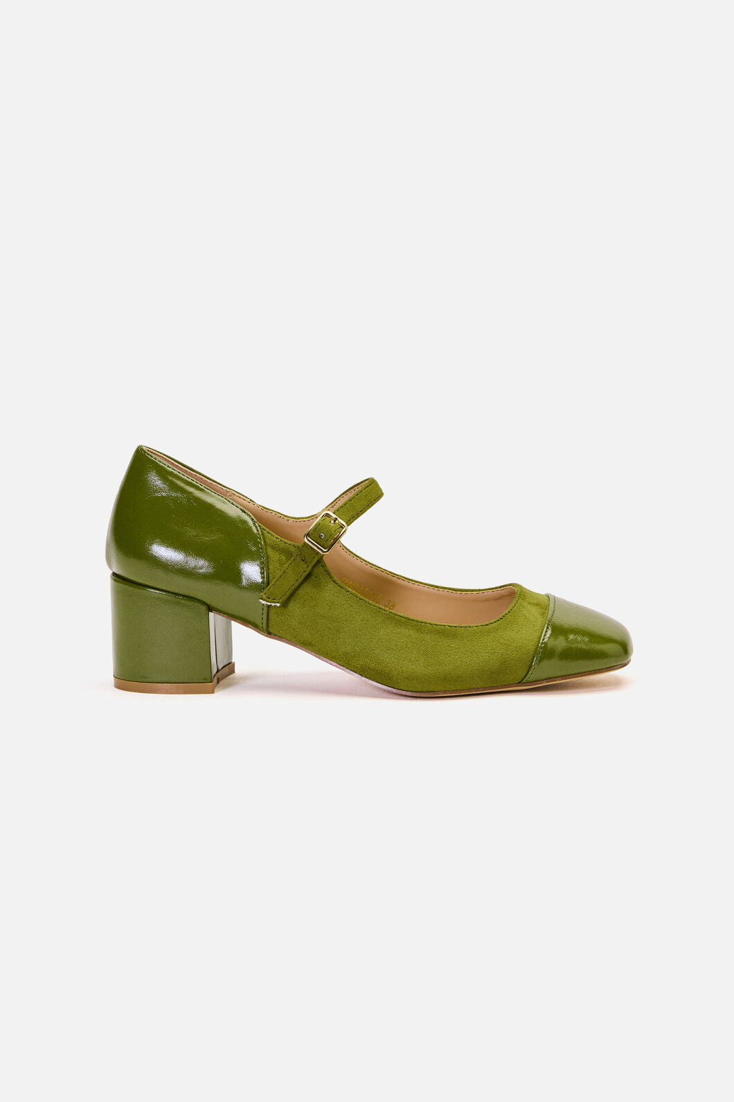 Princess Highway - Olive Two Fabric Mary Jane - olive