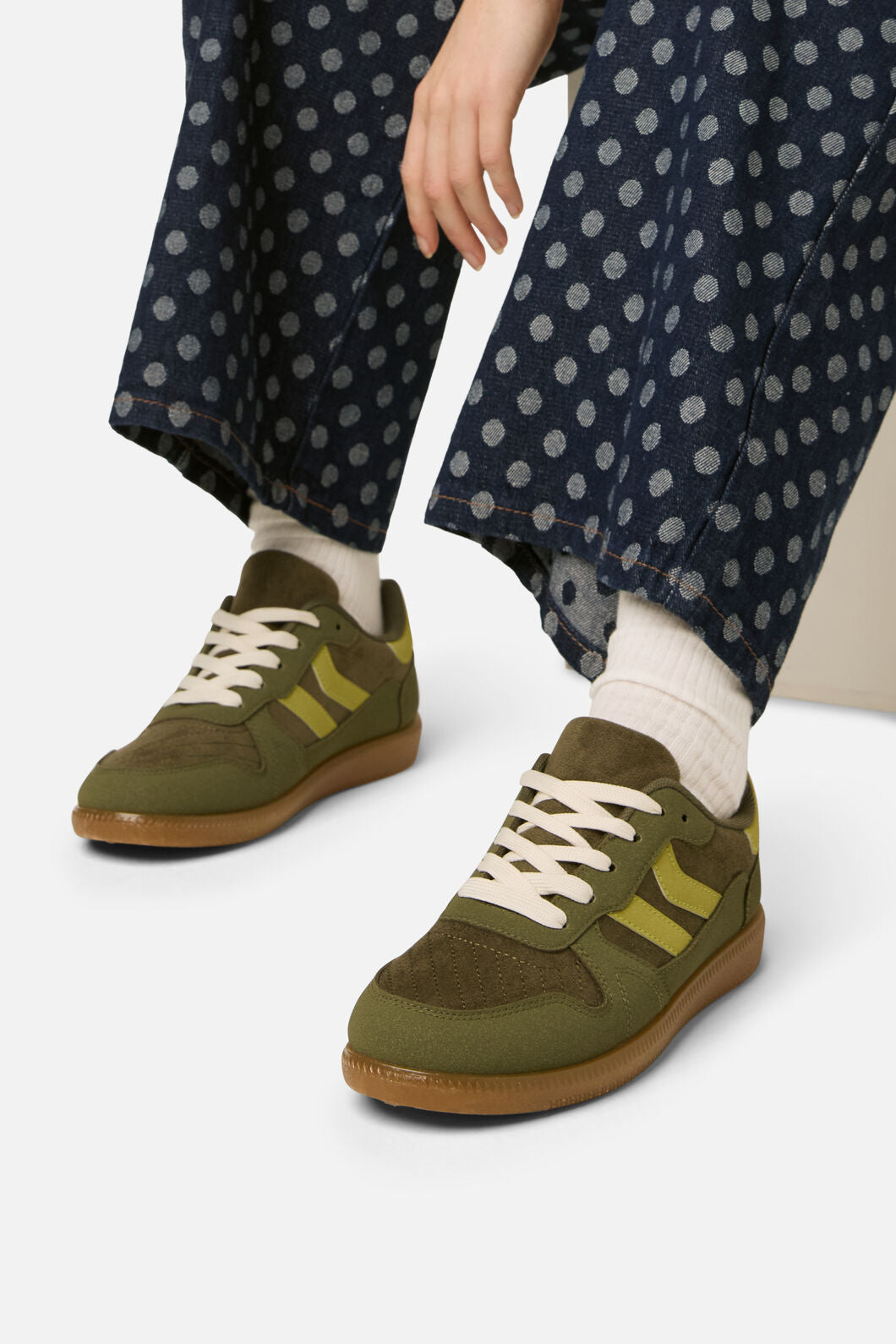 Princess Highway - Green Retro Sneaker - green