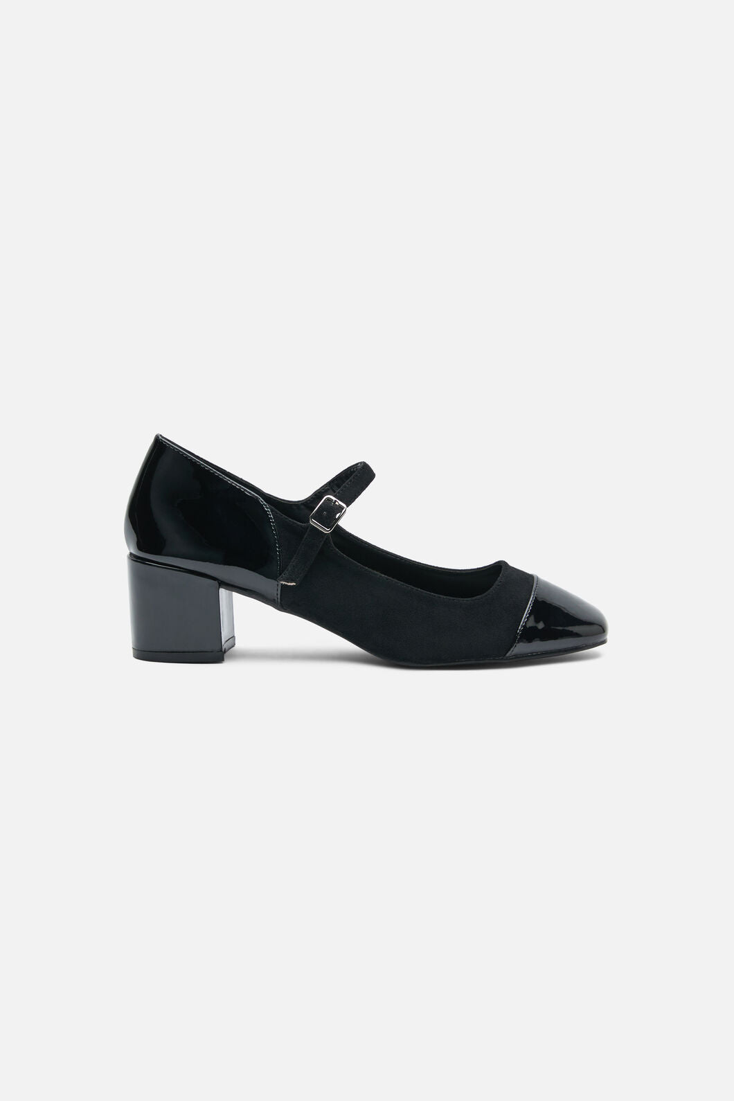 Princess Highway - Black Two Fabric Mary Jane - black