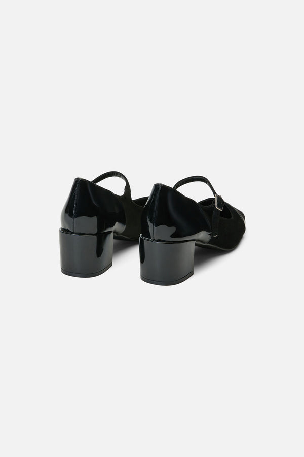 Princess Highway - Black Two Fabric Mary Jane - black
