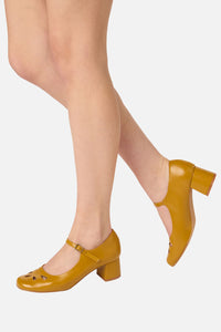 Princess Highway - Mustard Vintage Heel - mustard