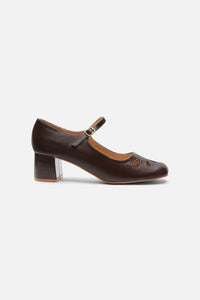 Princess Highway - Chocolate Vintage Heel - chocolate