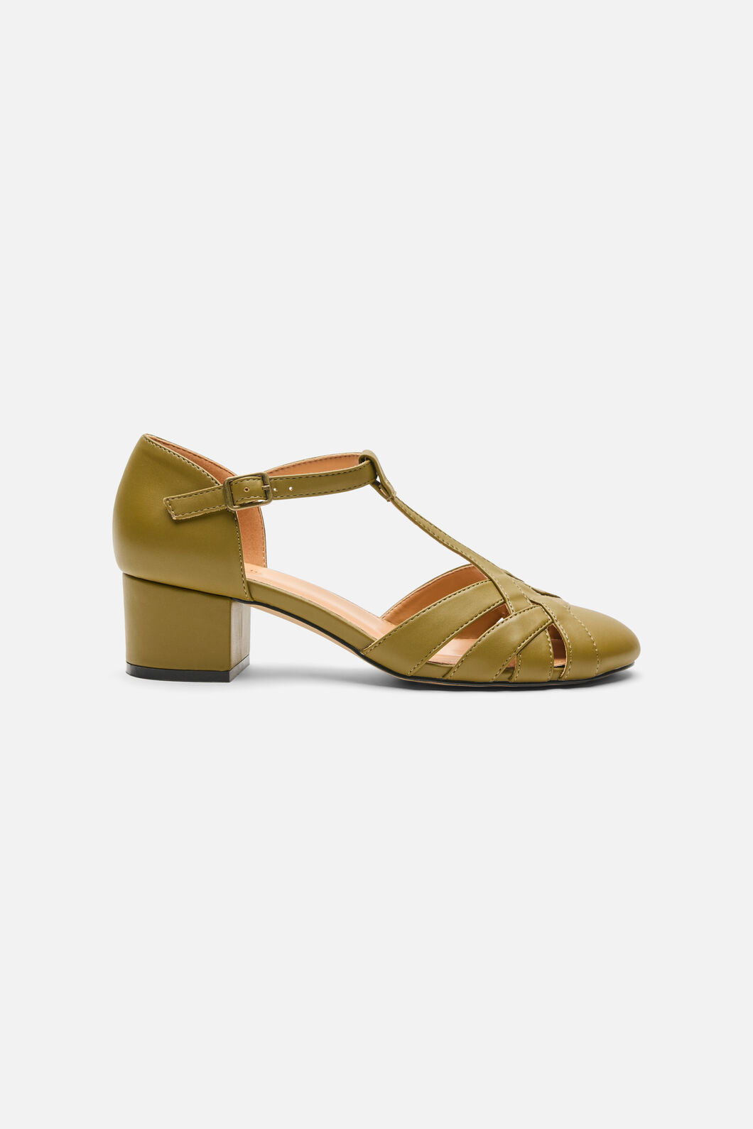 Princess Highway - Olive Vintage Strap Heel - olive