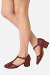 Princess Highway - Plum Vintage Strap Heel - plum
