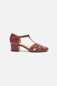 Princess Highway - Plum Vintage Strap Heel - plum