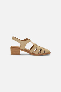Princess Highway - Dark Cream Heeled Sandal - cream