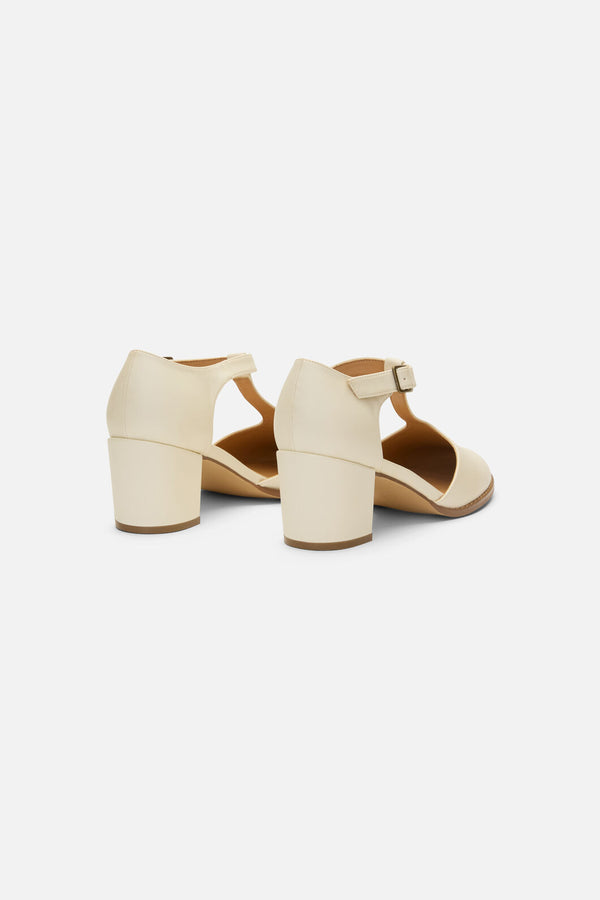 Princess Highway - Cream T-Bar Heel - cream