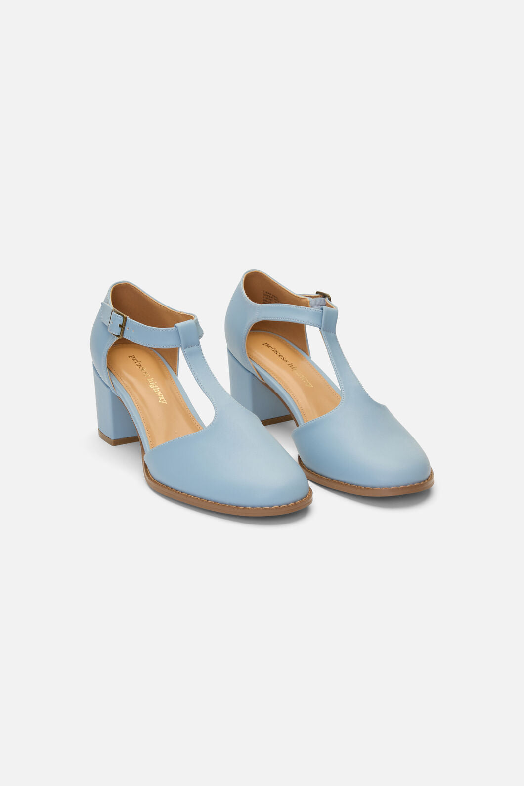 Princess Highway - Pale Blue T-Bar Heel - pale-blue