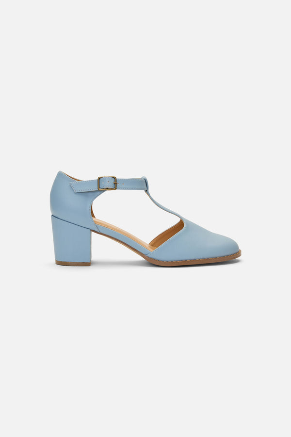 Princess Highway - Pale Blue T-Bar Heel - pale-blue