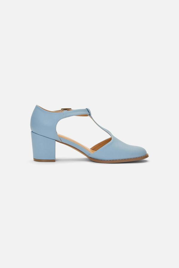 Princess Highway - Pale Blue T-Bar Heel - pale-blue