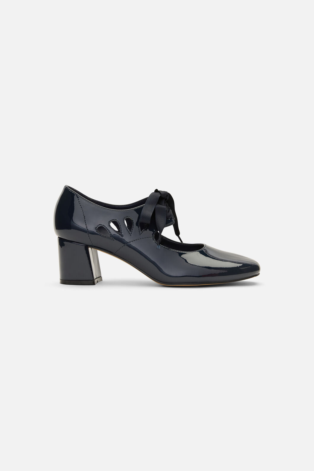 Princess Highway - Navy Vintage Cut Out Heel - navy