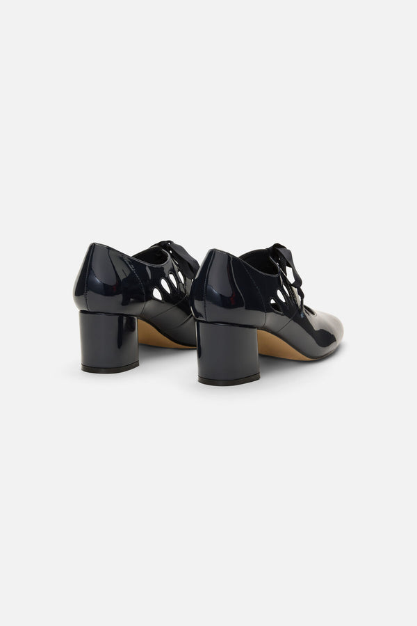 Princess Highway - Navy Vintage Cut Out Heel - navy