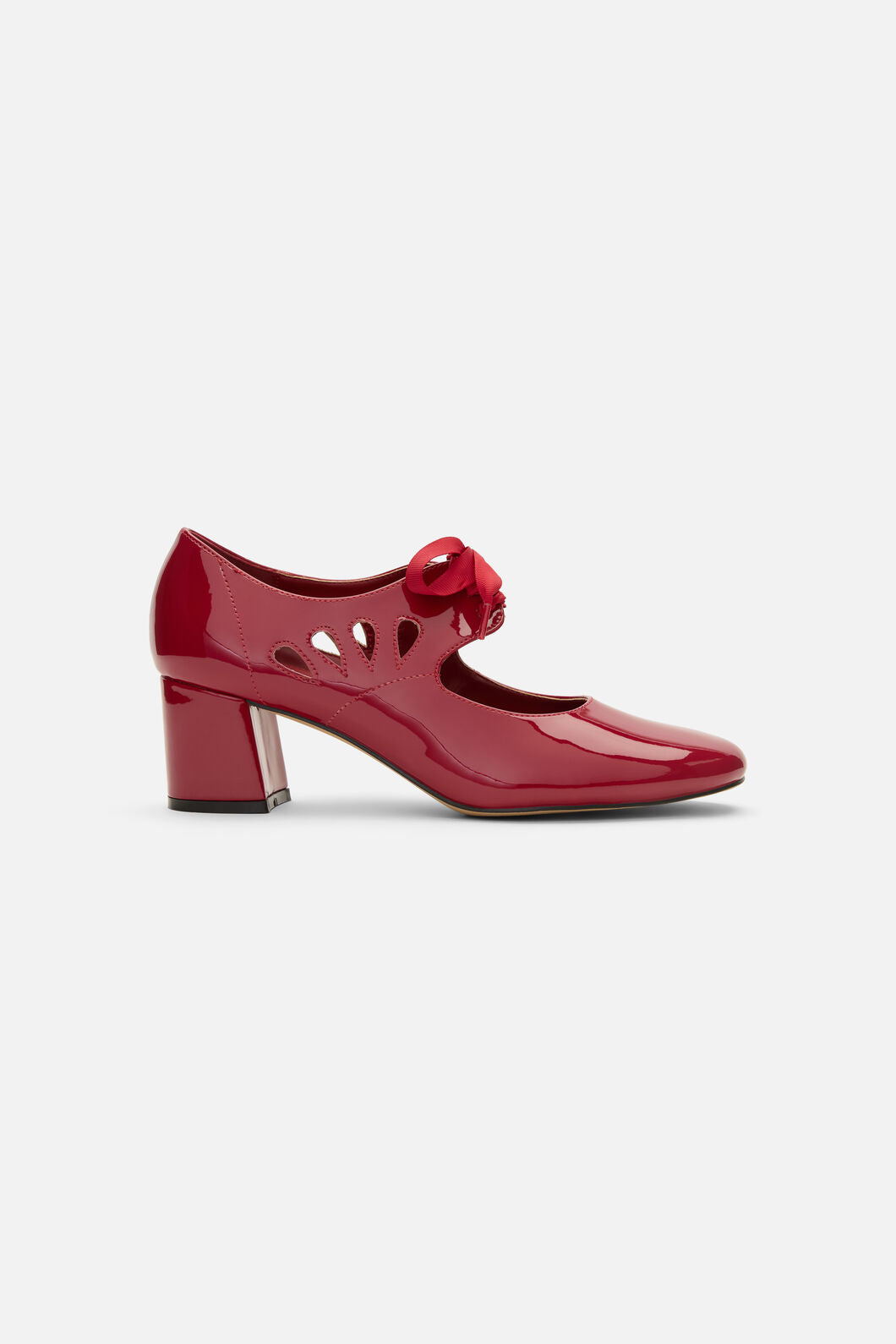 Princess Highway - Red Vintage Cut Out Heel - red