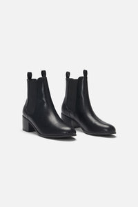 Princess Highway - Heeled Gusset Boot - black
