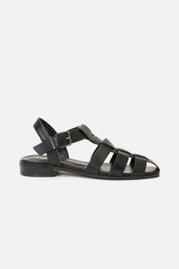 Princess Highway - Black Closed Toe Sandals - black