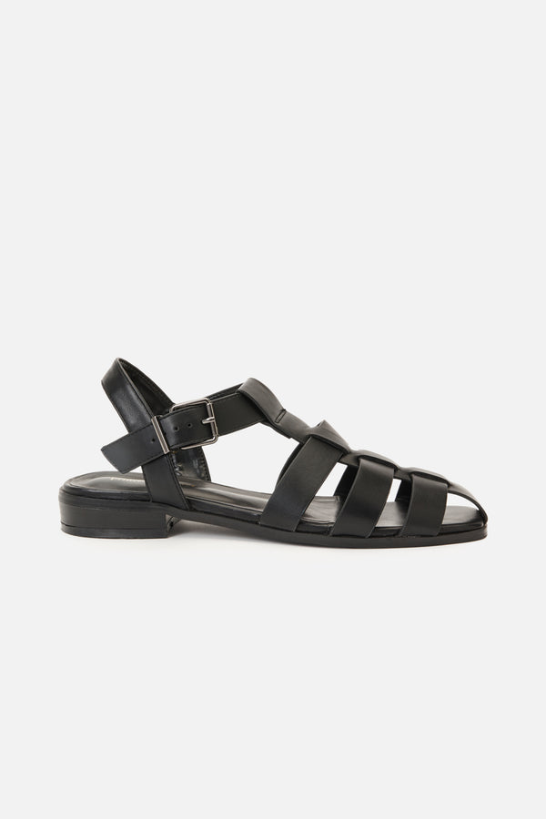 Princess Highway - Black Closed Toe Sandals - black