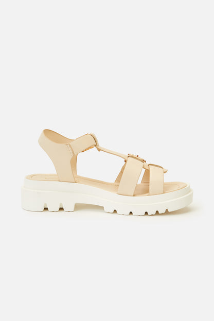 Princess Highway - Cream Open Toe Sandals - cream