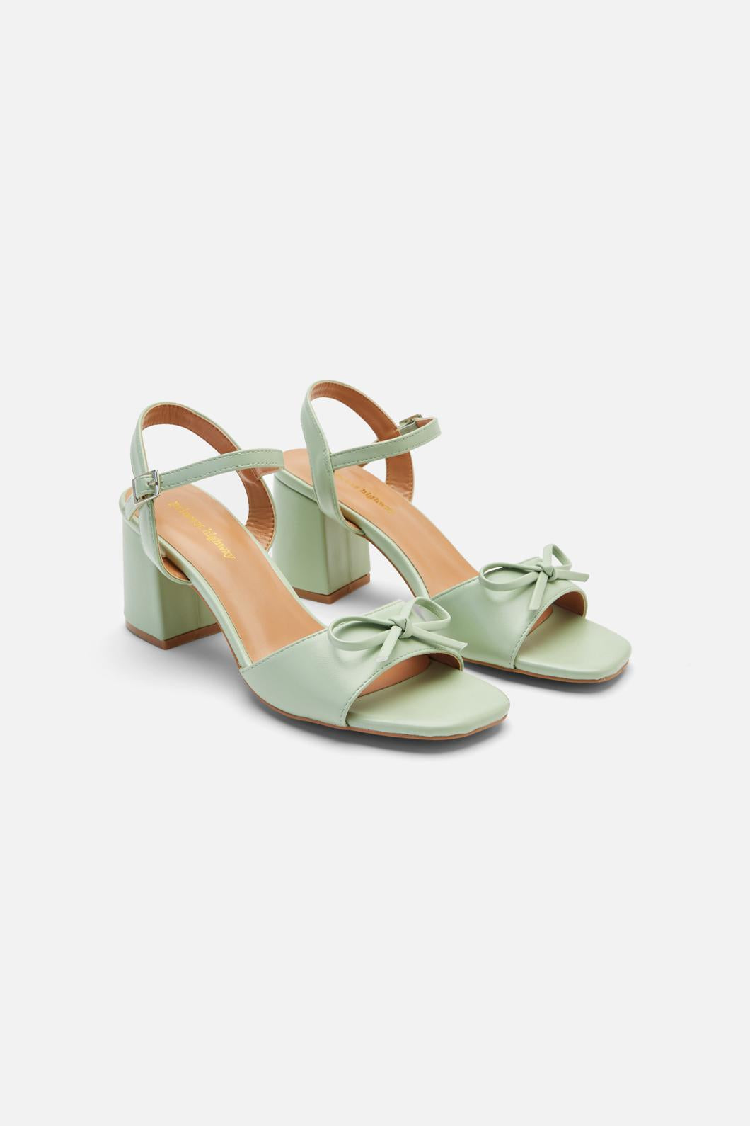 Princess Highway - Pistachio Bow Heel - pistachio
