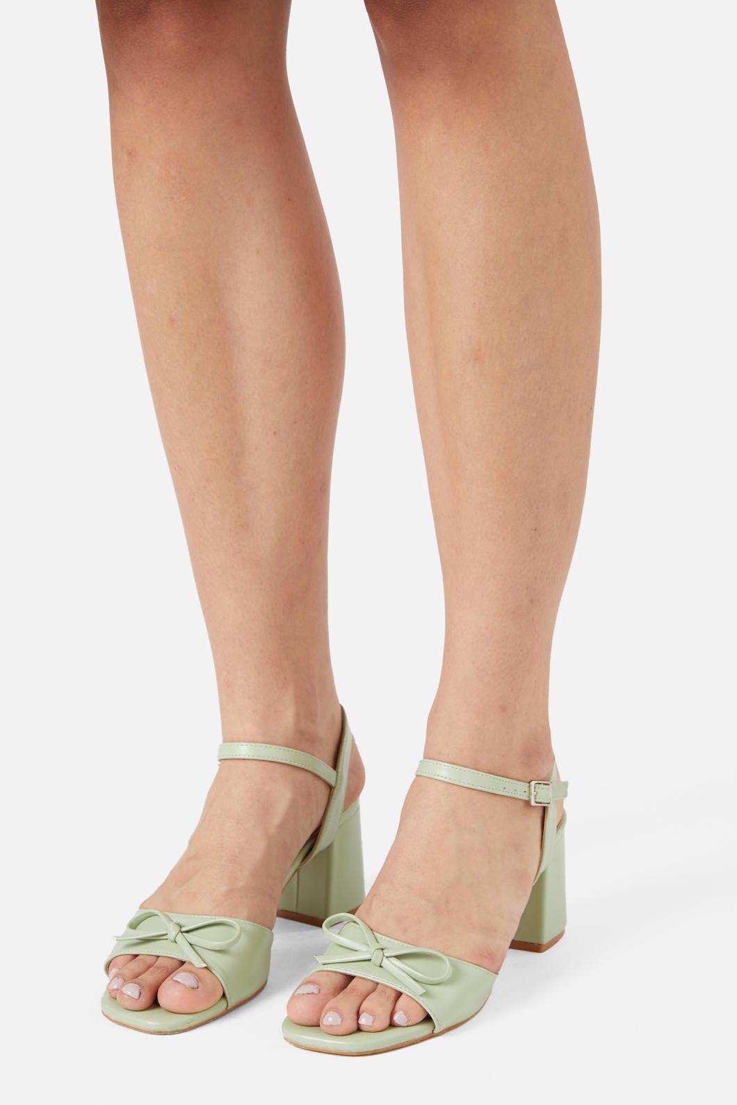 Princess Highway - Pistachio Bow Heel - pistachio