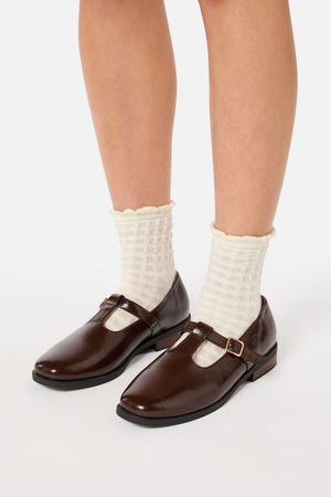 Princess Highway - Chocolate T Bar Shoe - chocolate