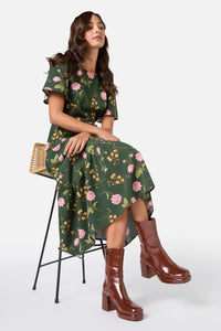 Princess Highway - Chocolate Patent Short Boot - chocolate
