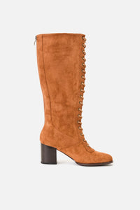 Princess Highway - Tan Lace Up Knee High Boot - tan