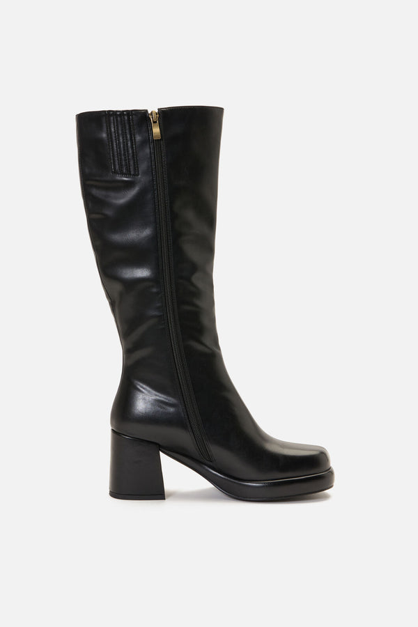 Princess Highway - Black Knee High Boot - black