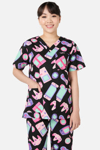 Scrubs With Love - Tech Head Scrub Set - black
