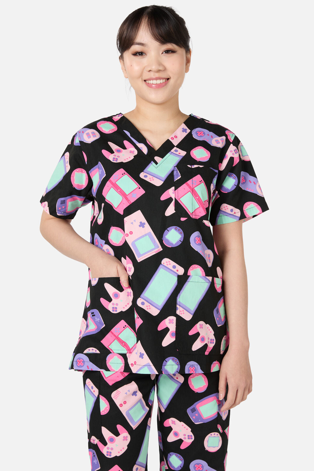 Scrubs With Love - Tech Head Scrub Set - black