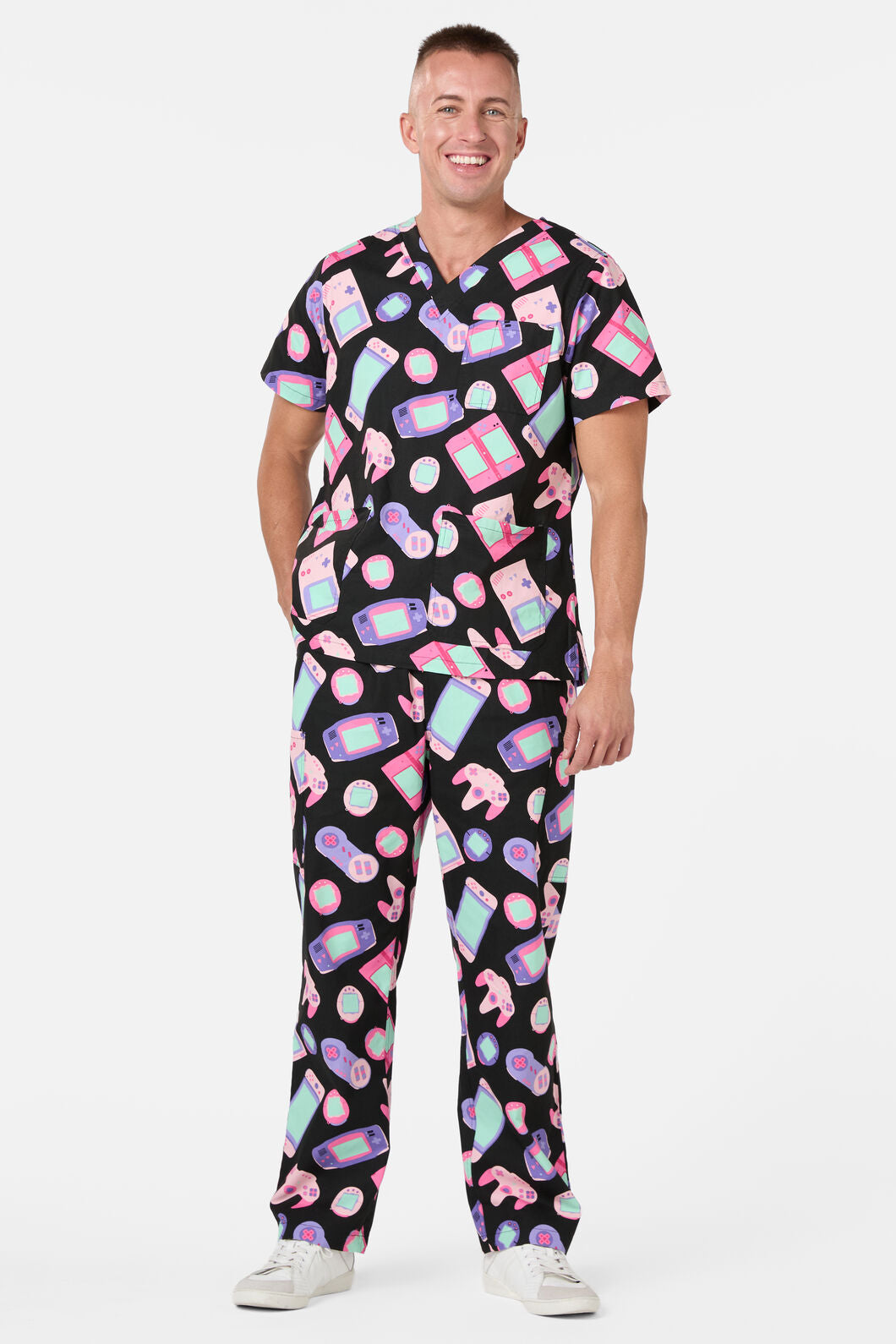Scrubs With Love - Tech Head Scrub Set - black